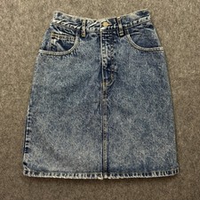 Guess Vintage Jean Mini Skirt Women's Size 27 Medium Wash Denim
