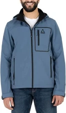 Gerry Men’s Jacket Size M Softshell Hoodie Waterproof Blue