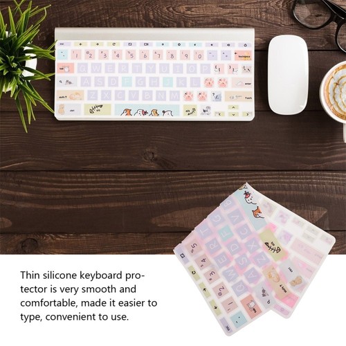 2 Pcs Keyboard Protector Covers for Computer Keyboards Full Electronic Dust - Afbeelding 4 van 11