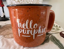 Hello Pumpkin Campfire Style Coffee Cup Mug M-Ware Marck and Associates (M5)
