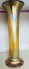 LC Tiffany Favrille Column Gold Iridescent Vase #1513