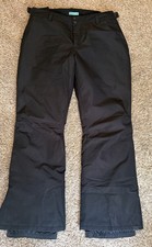 Women  s XL Roxy Black Ski Snowboard Snow Pants, Mint Condition