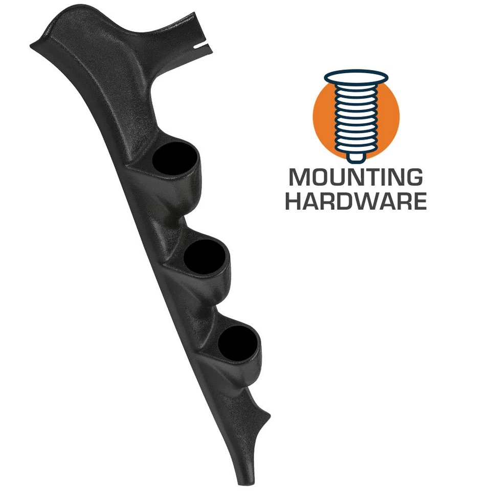 GlowShift Triple 52mm Pillar Gauge Pod for 87-91 Ford F-Series F150 F250 F350 - Image 3 of 3