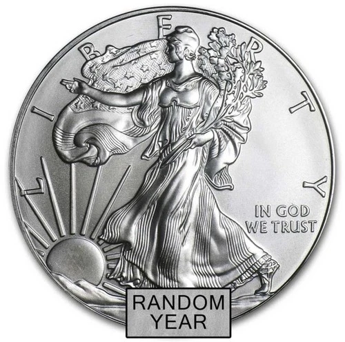 1 oz American Silver Eagle Coin BU (Random Year) Multi QTY!!