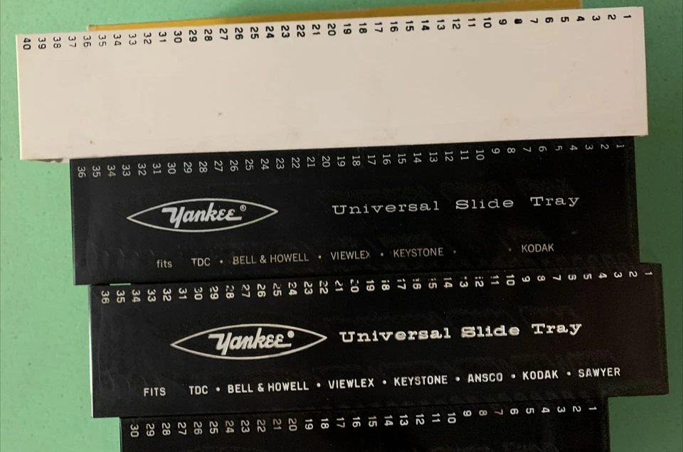 5PC Vintage Yankee Universal 30/36/40 Slide Tray, Lot of 5 - Image 4 of 4