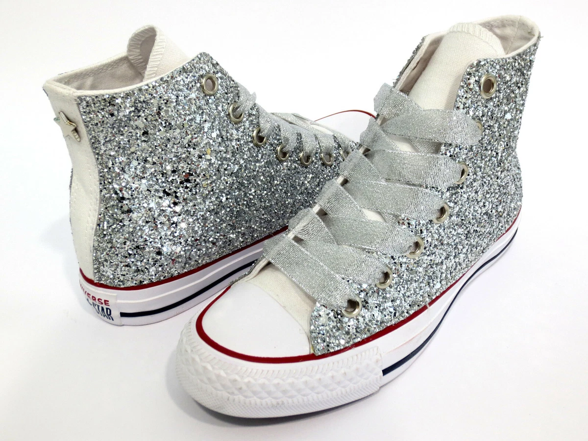 Converse brillantini clearance blu