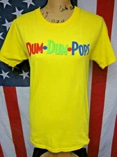 DUM DUM POPS small T shirt Ohio lollipops logo Bryan tee Spangler candy