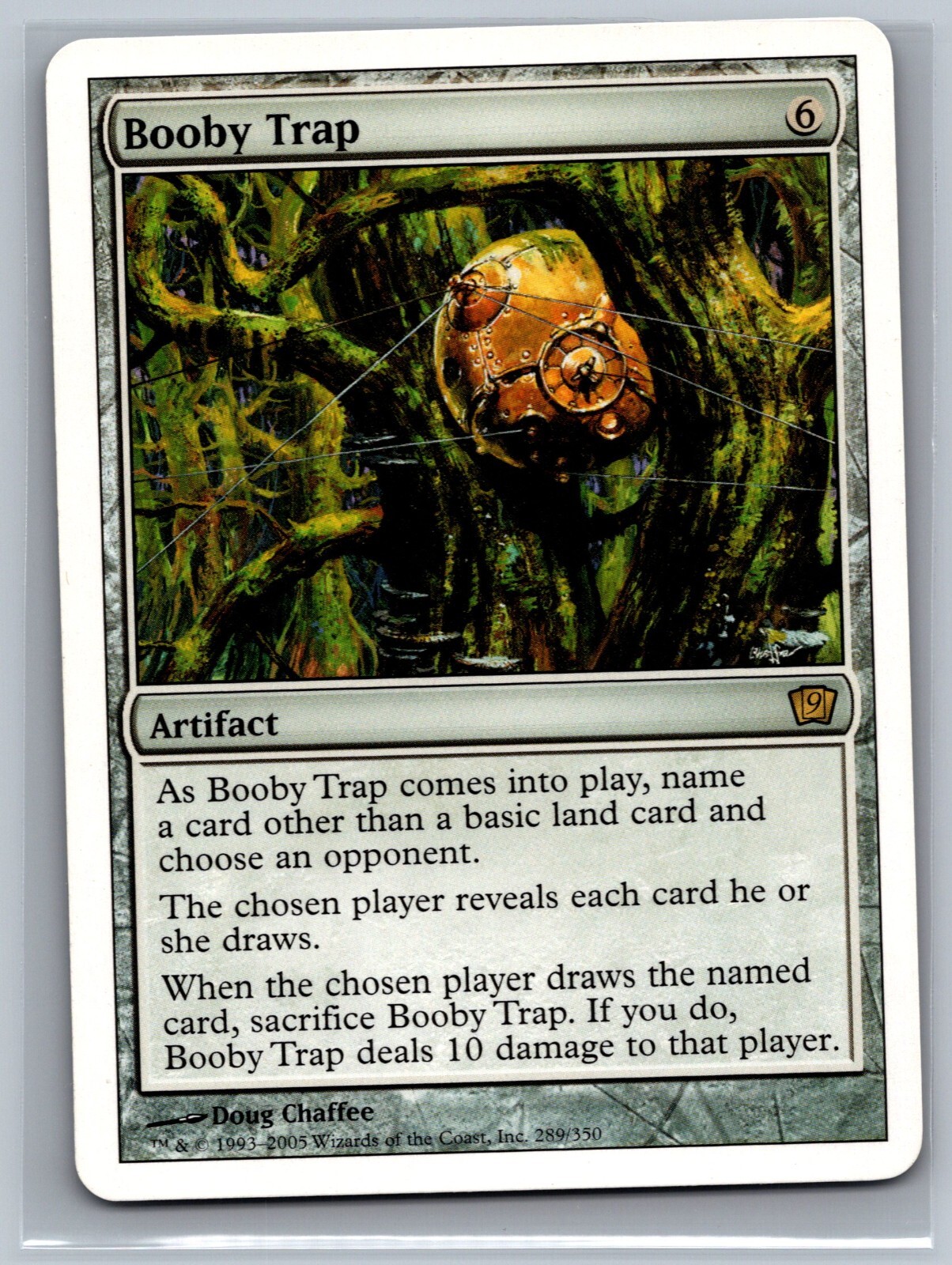 Magic The Gathering 9th Edition Booby Trap #289/350 MTG TCG CCG Ninth