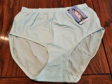 NWT JOCKEY COMFIES SEAMFREE COTTON BRIEF PANTIES 1360 314 AQUA size 8