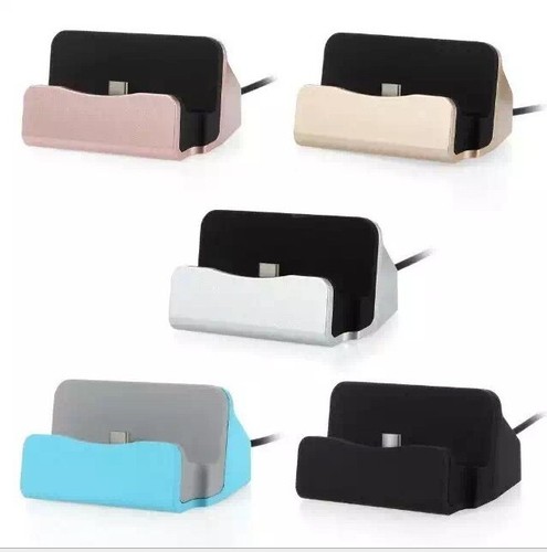 Type C Fast Charging Stand Pd 15w Plastic Phone Do For Android Desktop - Photo 4 sur 10