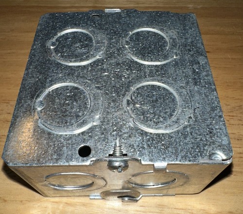 5x Steel City GW 135 G, Masonry Box, 3-1/2X3-3/4,1G-Masonry New - Picture 6 of 8