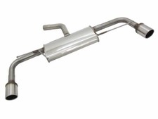 Novus Edelstahl Sportendschalldämpfer für VW Golf VI GTI-Look (1K) 2 x 90mm SR-D