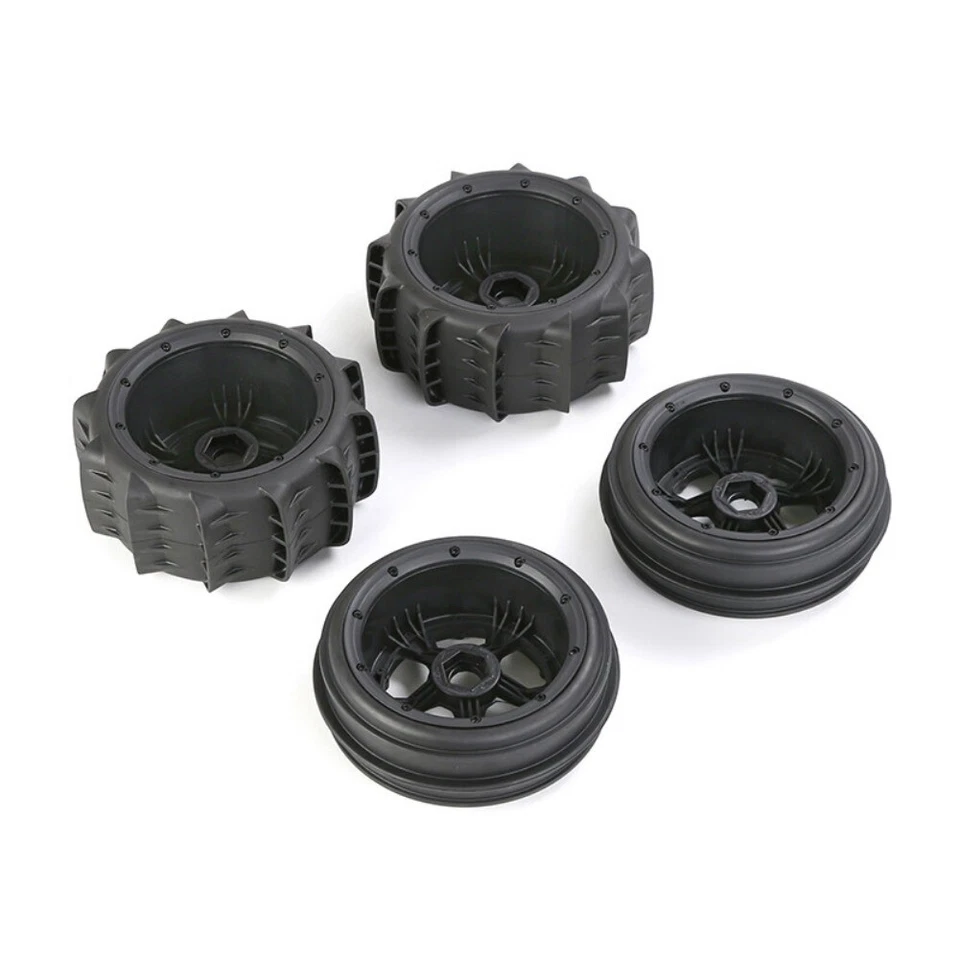 RC 1/5 Zweite Generation 4pcs Wüsten-Sand Offroad-Reifen für HPI Rovan Baja 5B - Bild 3 von 4