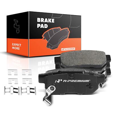 A-Premium 4x Rear Ceramic Brake Pads for Honda Civic 92-95 99-01 Acura Integra