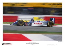 Alain Prost Williams 1993 Limited Edition F1 Art Print Large A2 Size