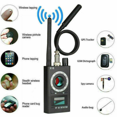 K18 Anti Spy Hidden Camera Detector Bug Detector Hidden Device Detector RF Audio