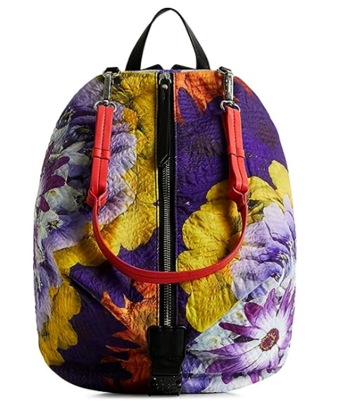 Zaino Desigual Donna Mini Floreale Multicolore Borsa Convertibile 22SAKA02/8001