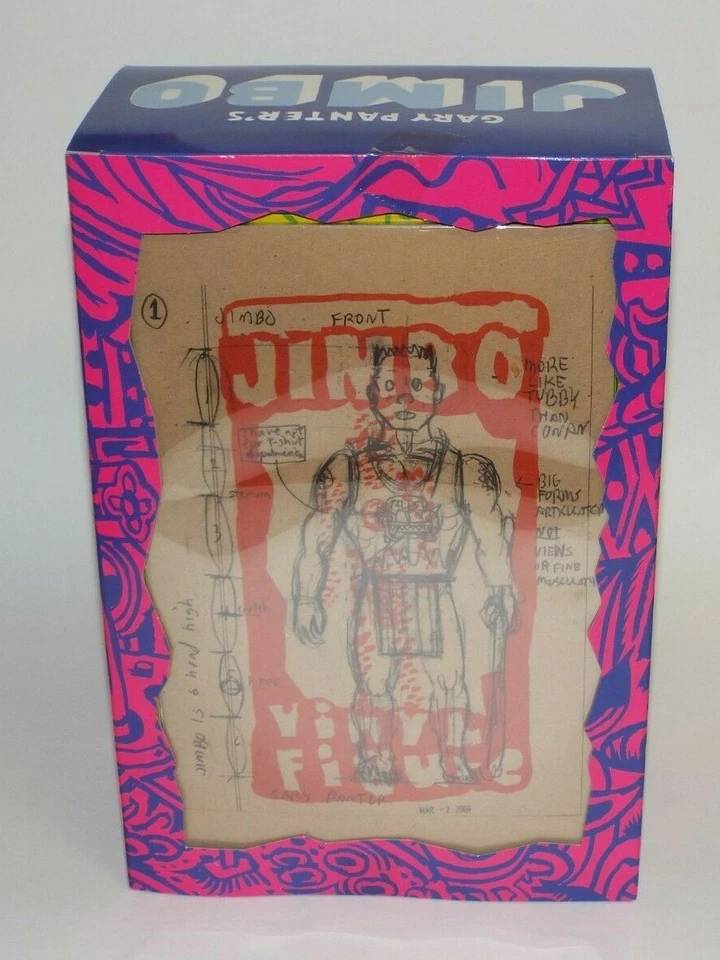 Gary Panter's Deluxe Jimbo 9.5" Vinyl Figure Edition of 750 Dark Horse NIB - Image 3 of 4