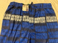 the OFFICE TV Dunder Mifflin Dwight paper New MEN'S Pajama Sleep LOUNGE Pants