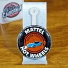Hot Wheels Sweet Sixteen Redline Custom Corvette Metal Button Pin Hong Kong 1968