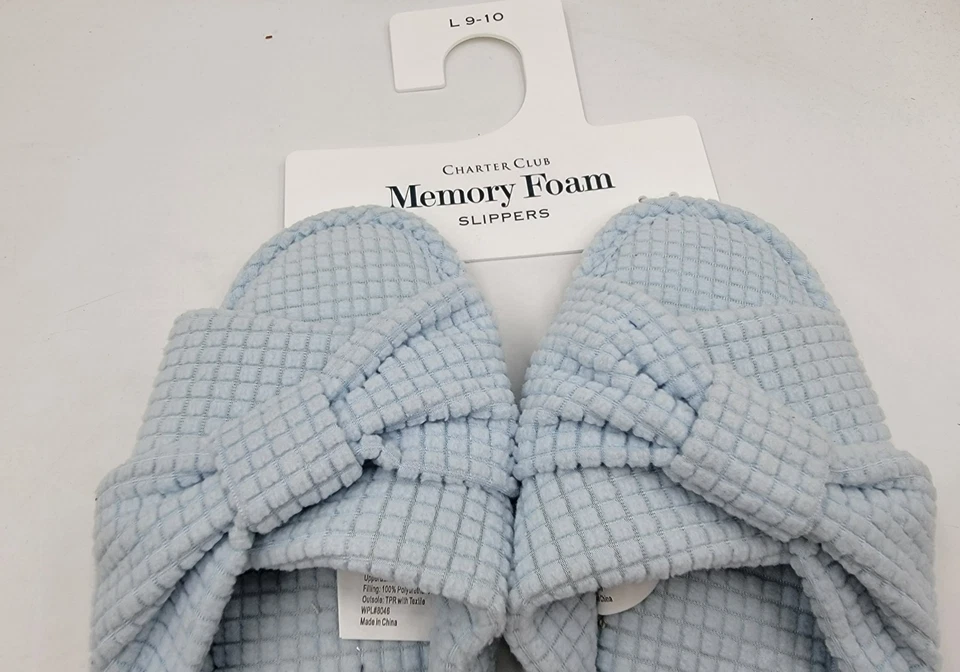 Zapatillas Charter Club con textura nudo para mujer L 9-10US azul cristalino sin cordones Foto 3 de 4