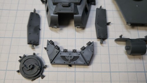 Warhammer 40k Astra Militarum Bits LRD Leman Russ Demolisher Turret - Picture 2 of 3