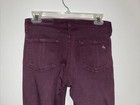 Rag & Bone "Legging Zipper" Maroon Skinny Leg Jeans W/Ankle Zippers, Size 26 — photo 8