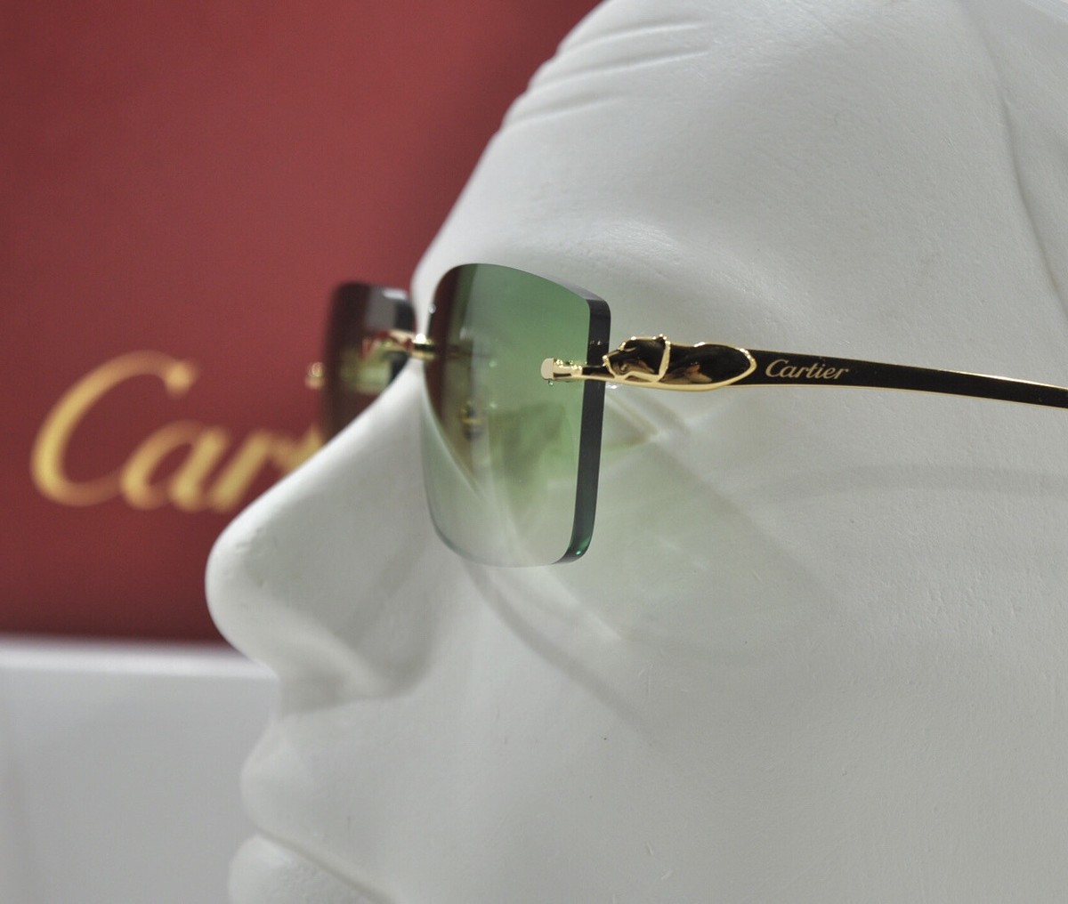 cartier glasses green