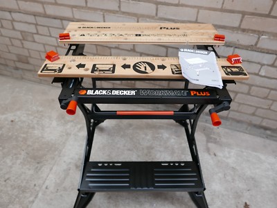 PLAIN BOXED BLACK & DECKER WM825 DELUXE DUAL HEIGHT WORKMATE 740MM JAWS