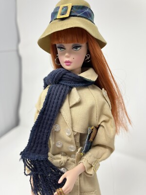 Stunning Lingerie Silkstone Barbie #6 Redhead 56948 In True Brit