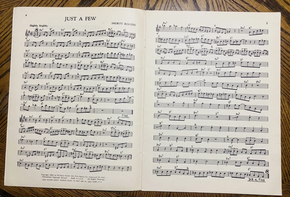 The Artistry Of Shorty Rogers Trumpet Sheet Music Nocturne & RCA Victor Records - Image 4 of 4