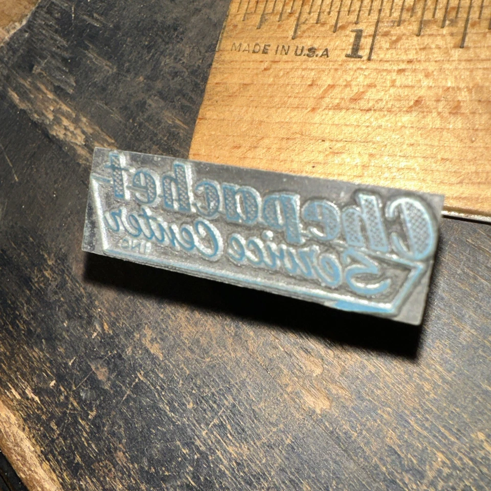 Printing Block “ Chepachet Service Center “ Rhode Island - Image 2 of 4