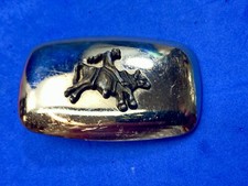 Western Cowboy's Bucking Bronco Mixed Metal Belt Buckle