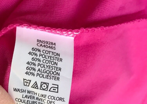 Girls Childrens Place XS/4 Dark Pink High Low Short Sleeve Top T-Shirt New 07 - Picture 4 of 6
