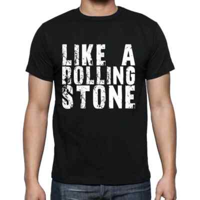 ULTRABASIC Homme Tee-Shirt Comme Une Pierre Qui Roule Like A Rolling Stone