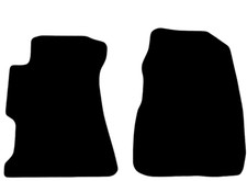 Front Car Floor Mats Velour For Honda Civic 3 Door Waterproof Carpet Liners 2pcs