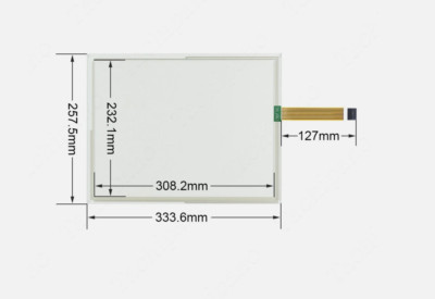 1PC Touch Screen for 3M/Microtouch 95411-04 RES-15.1-PL8 Touch Panel Glass  