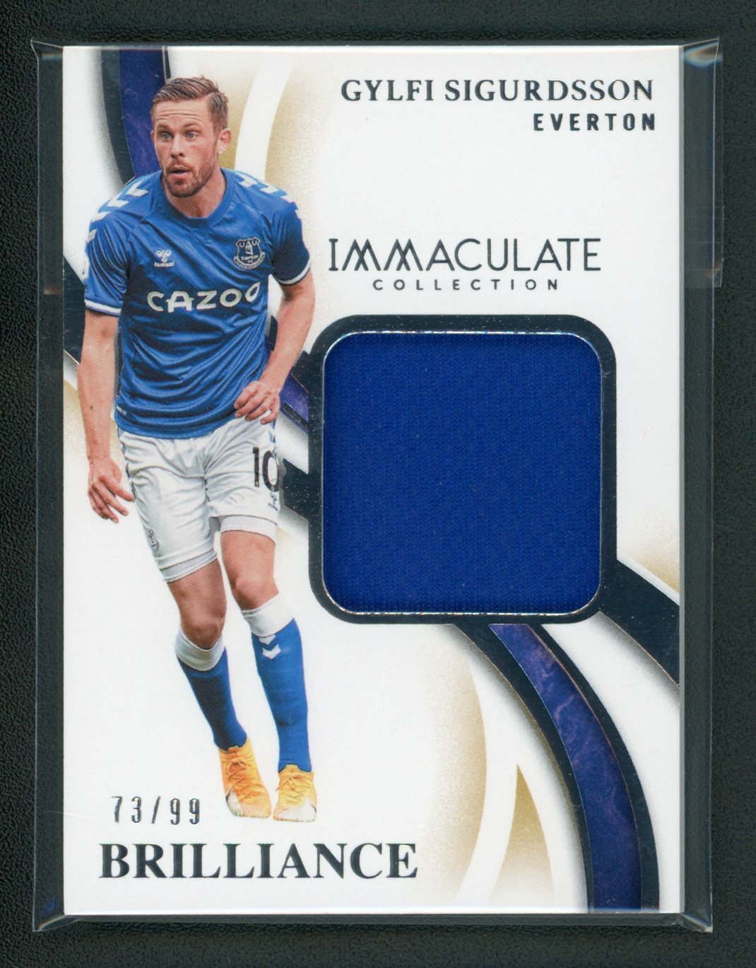 2020 GYLFI SIGURDSSON 73/99 JERSEY PANINI IMMACULATE COLLECTION BRILLIANCE