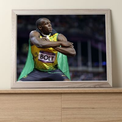 Usain Schraube: 10''x8'' professionelles Foto