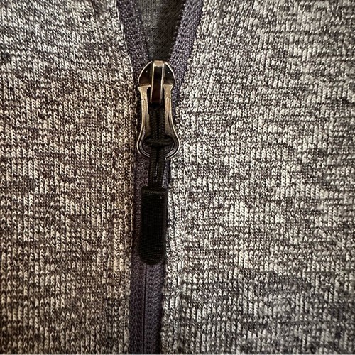 Robert Graham Baldini Long Sleeve Knit Cardigan Sweater Men's Medium Gray Zipper - Picture 10 of 12
