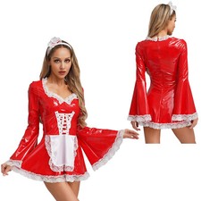 Women Maid Dress Themed Party Miniskirt French Skirt Naughty Fancy Halloween