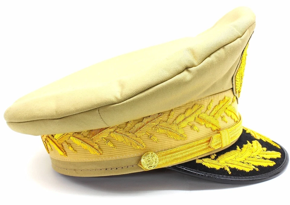 UNIFORME AUTÉNTICO EJÉRCITO DE EE. UU. GENERAL DOUGLAS MACARTHUR CAQUI Insignia por DEURA EE. UU. Foto 4 de 4