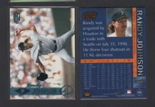 1999 PACIFIC PLATINUM BLUE PARALLEL #195 RANDY JOHNSON ASTROS SP  1/67