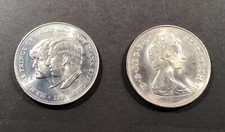 Charles And Diana Spencer  Commemortive Crown English Coin 1981