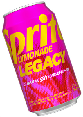 SPRITE   LYMONADE Legacy Limited Edition 50 Years of Hip~Hop 12 0z. can