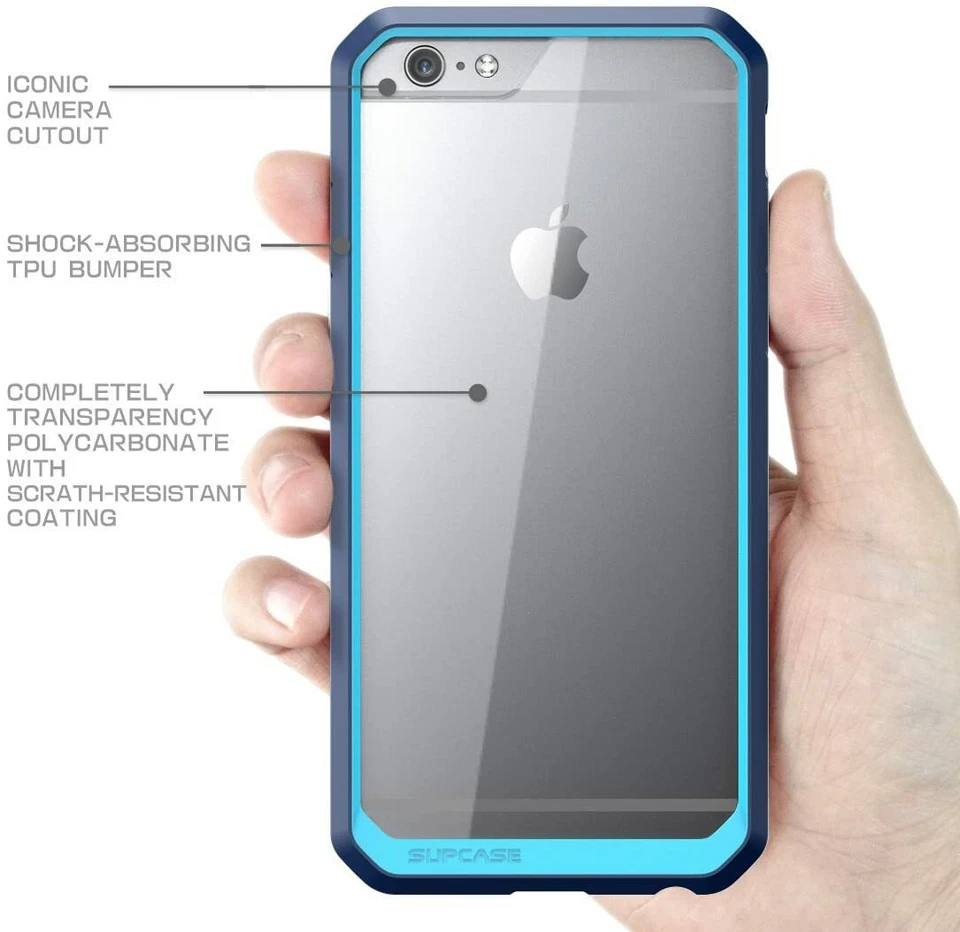 SUPCASE Unicornio para iPhone 6s Plus/6 Plus 5.5" Funda Protectora Transparente Cubierta Trasera Foto 4 de 4