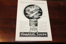 1927 CAMPBELL'S VEGETABLE SOUP MAGAZINE AD