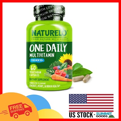 Comprehensive Men's Multivitamins 50+: Packed with Vitamins, Minerals & Organics