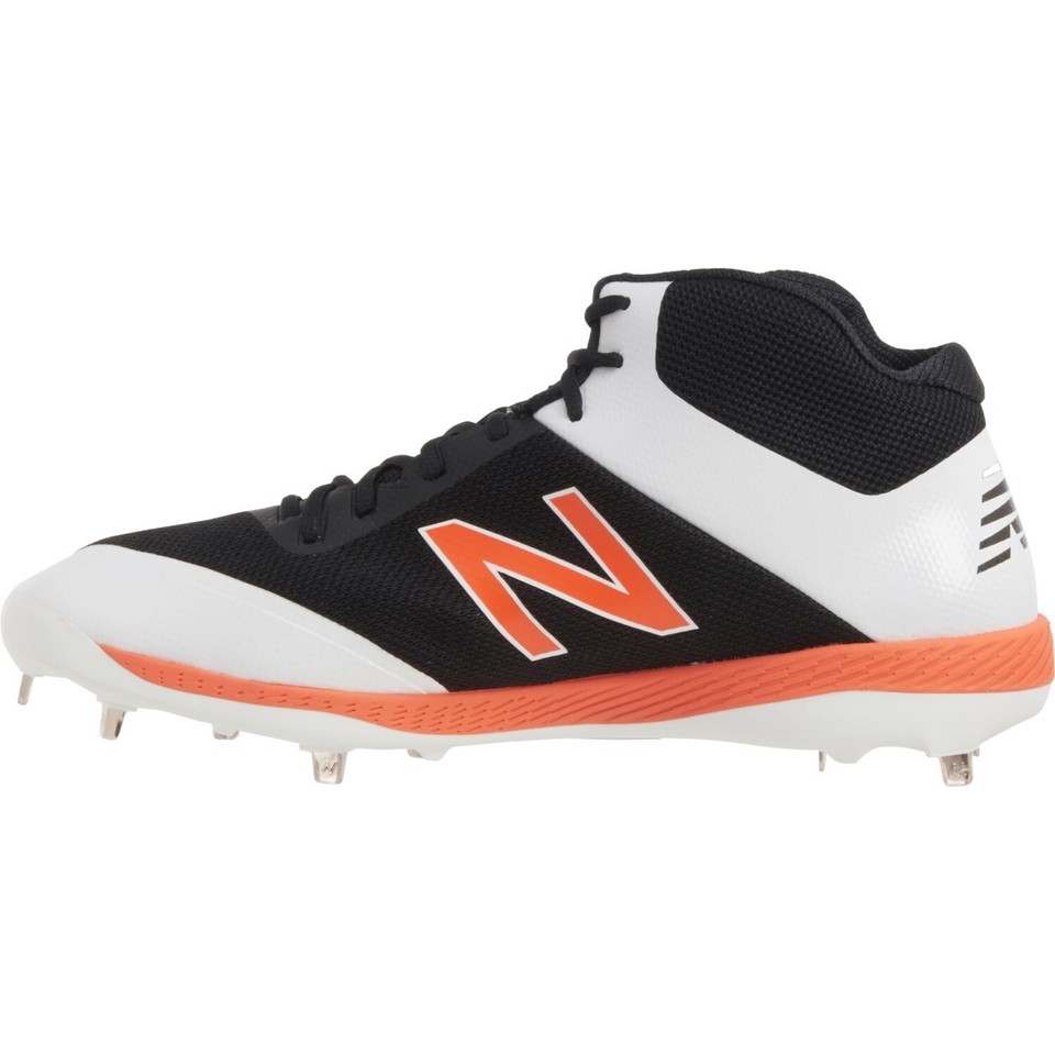 New Balance Men's Metal Cleats M4040BO4 Mid Black Orange US Size 16 eBay