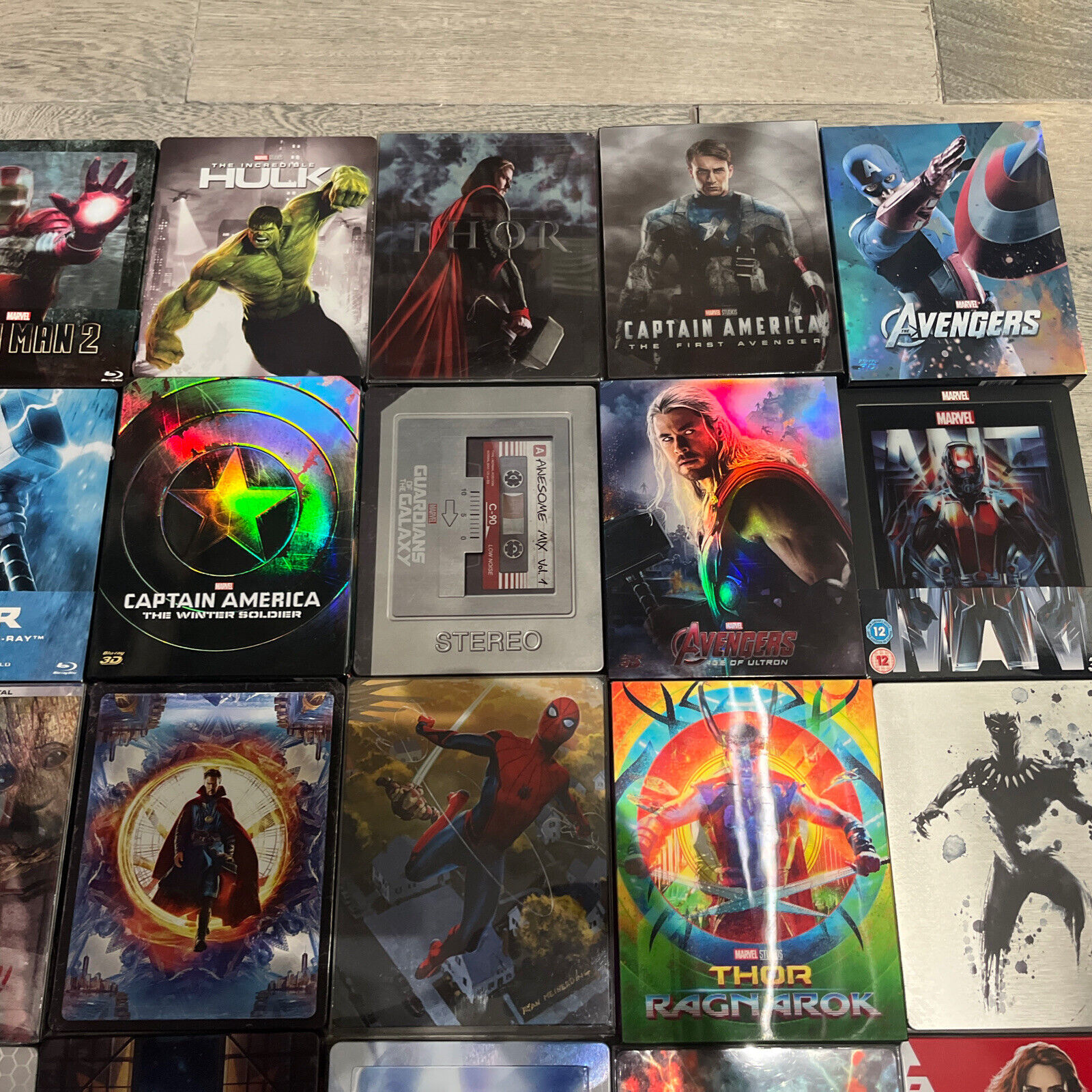 Marvel Steelbook Lot All 4K Zavvi, Blufans, Novamedia, WeEt Avengers